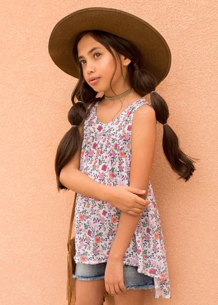 Lizzy Top in Floral