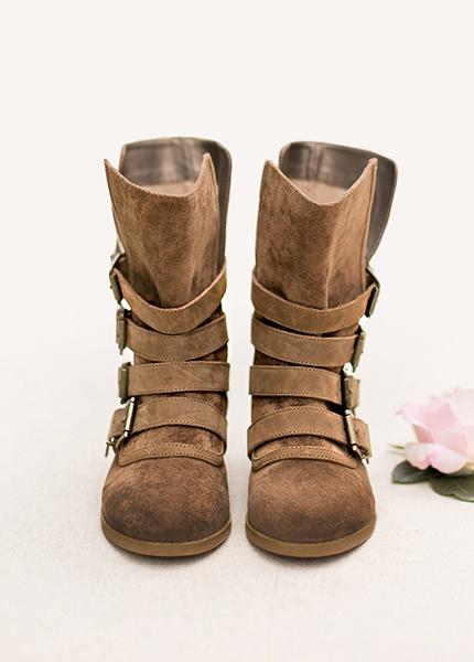 Londyn Boots in Tan