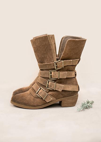 Londyn Boots in Tan
