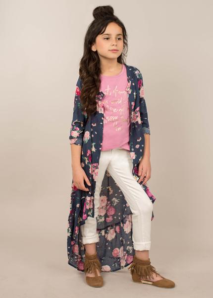 Lotus Cardigan in Floral