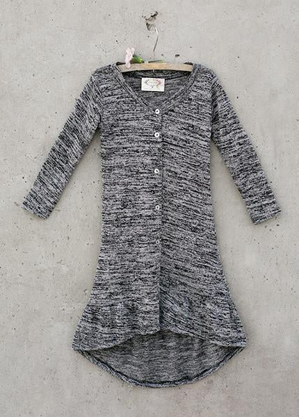 Lotus Cardigan in Gray
