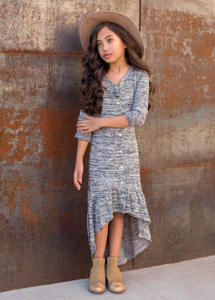 Lotus Cardigan in Gray