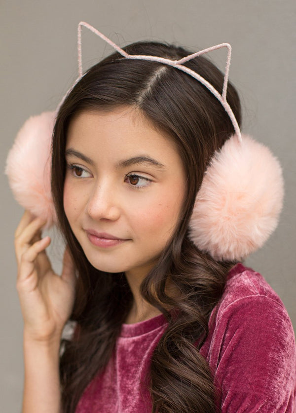 Macie Earmuffs in Blush