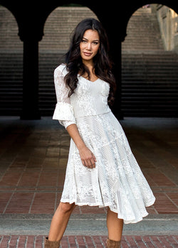 Marabel Dress in Cream
