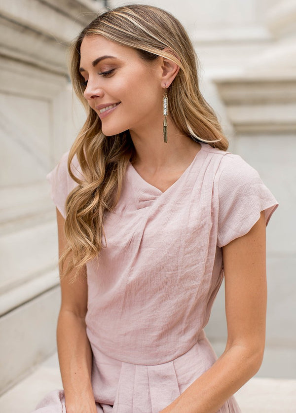 Marli Dress in Blush