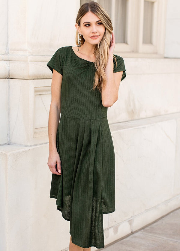 Marli Dress in Evergreen
