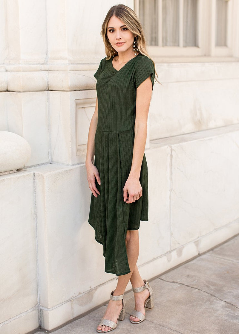 Marli Dress in Evergreen