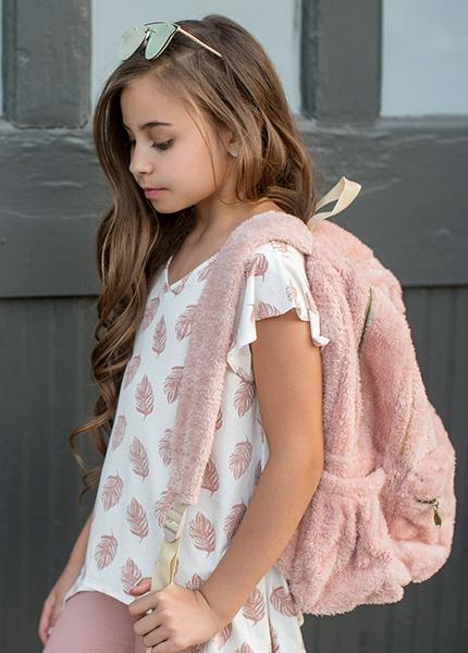 Matilda Backpack in Coral
