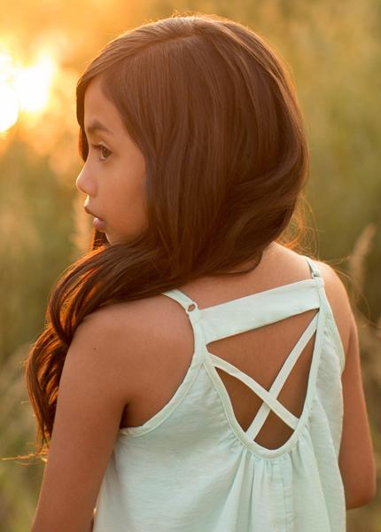 Meadow Dress in Pale Aqua