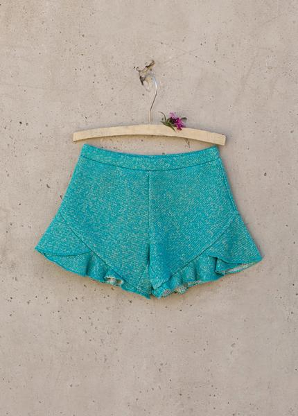Melody Shorts in Turquoise 