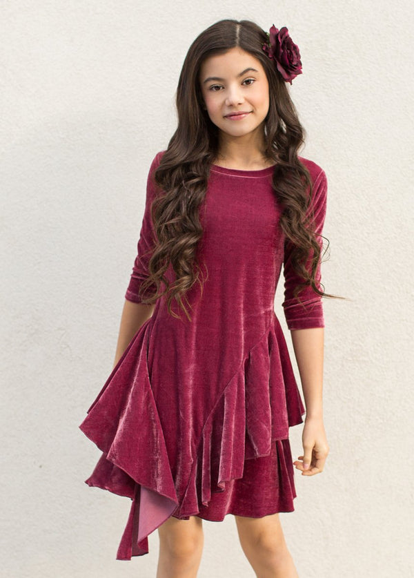 Sadie Dress in Plum