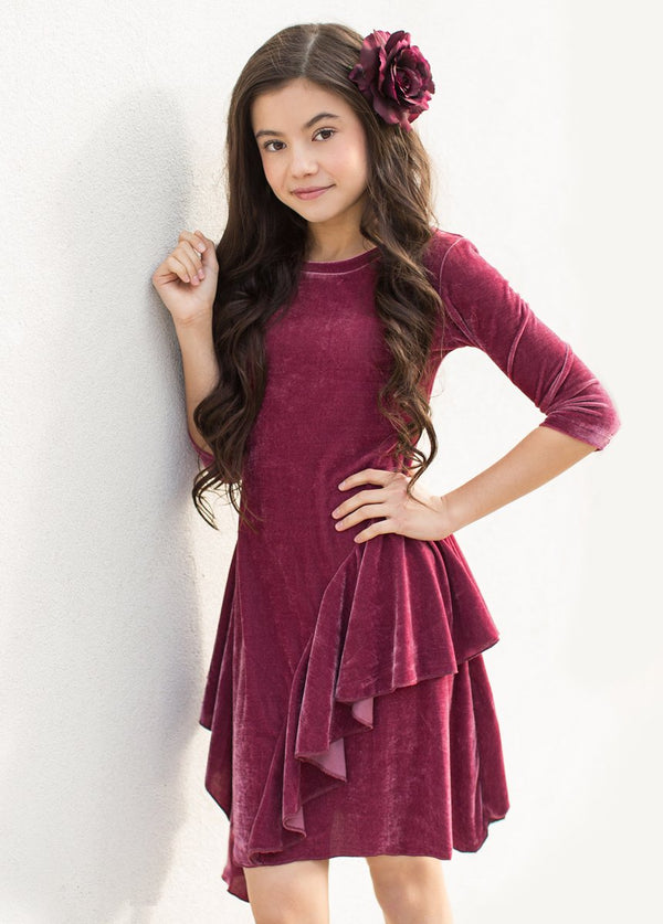 Sadie Dress in Plum
