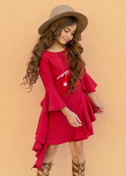 Milly Dress in Red 