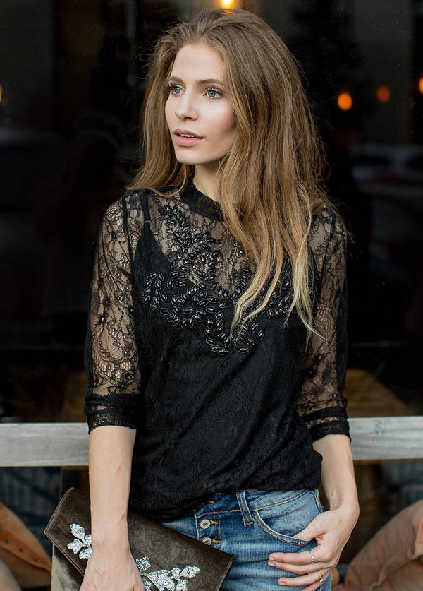 Monet Top in Black