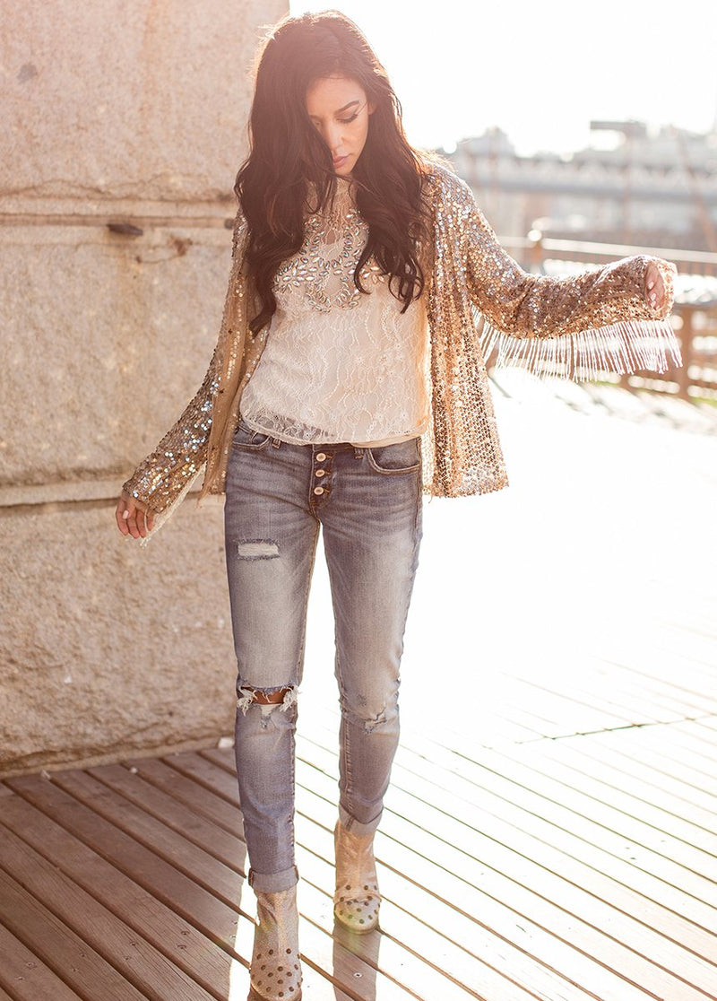 Monet Top in Cream