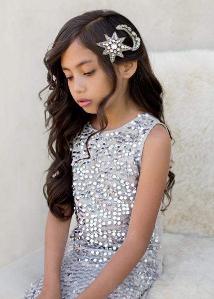 *NEW* Naiya Dress in Antique Silver