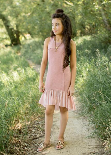 Nandi Dress in Blush