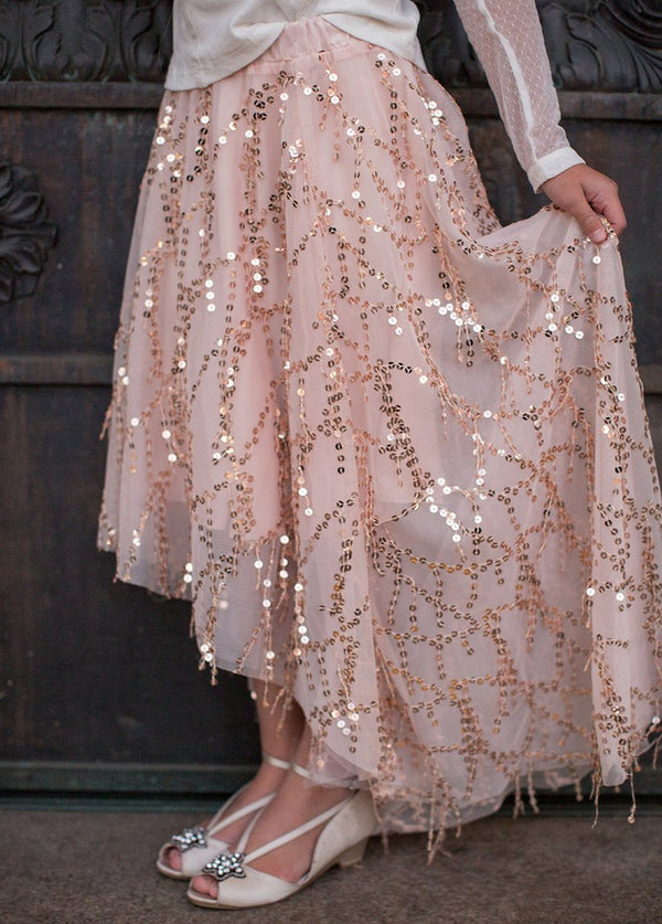 Natasha Skirt in Rose Gold