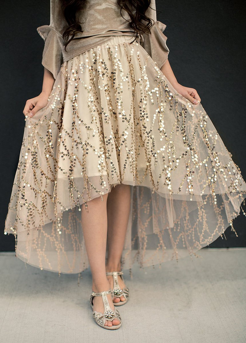Natasha Skirt in Gold