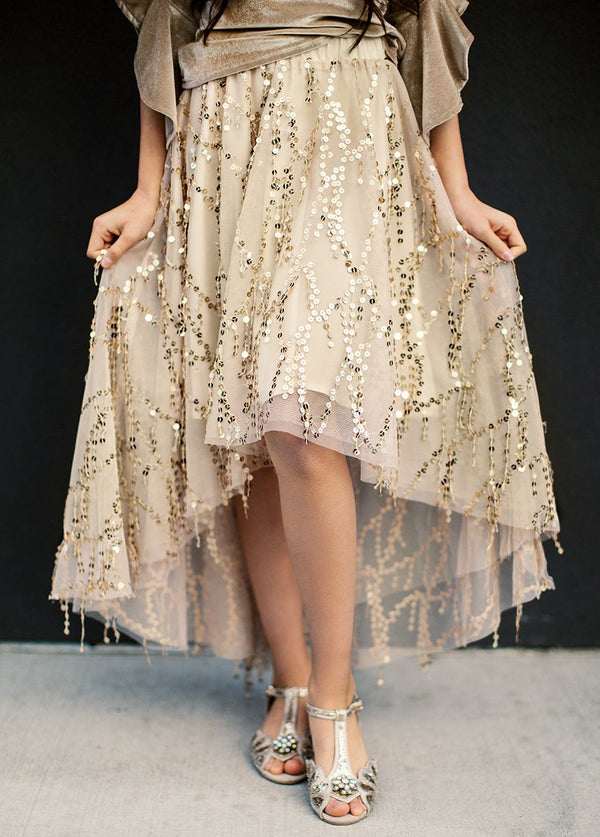Natasha Skirt in Gold