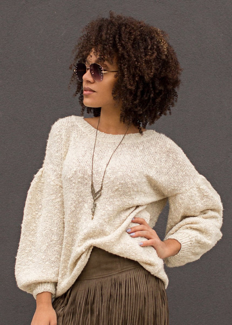Olissa Sweater in Stone