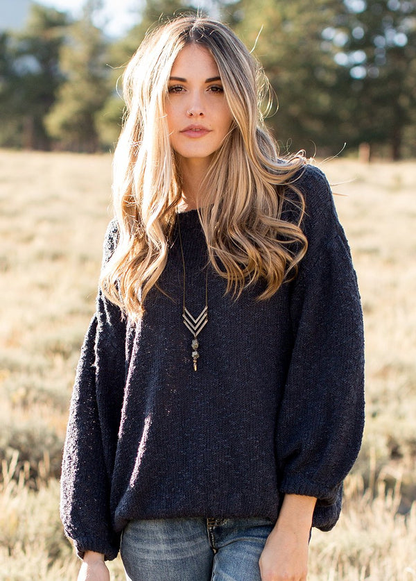 Olissa Sweater in Navy