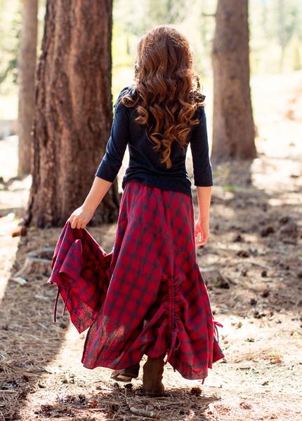 Perri Skirt in Plaid