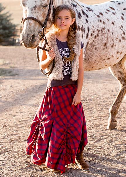 Perri Skirt in Plaid