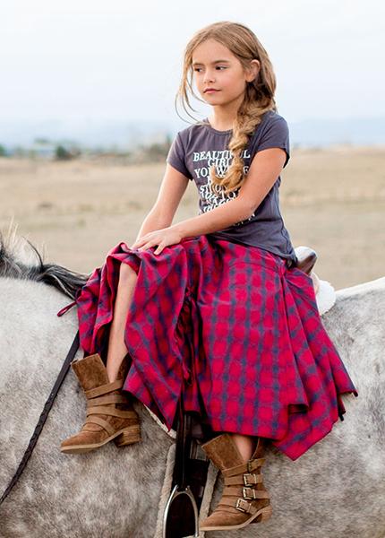 Perri Skirt in Plaid