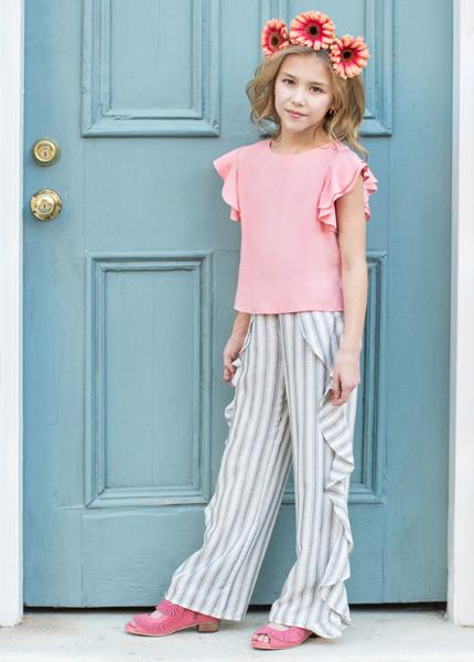 Petal Pant in Stripe