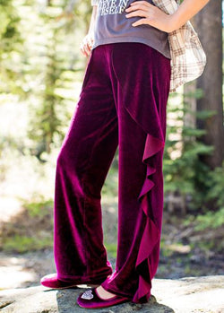 Petal Pants in Berry 