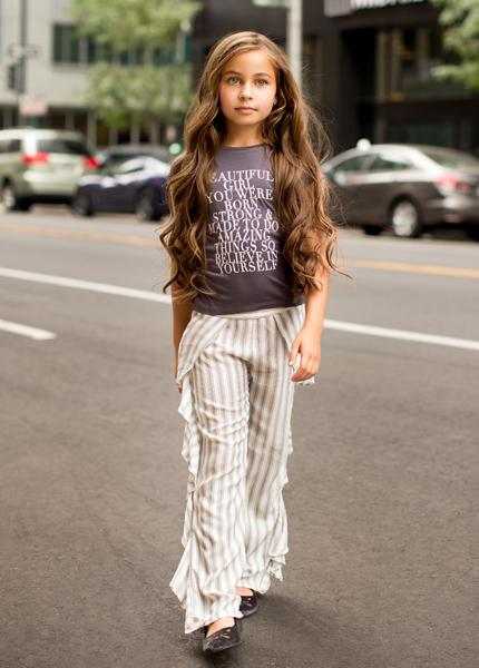 Petal Pant in Stripe