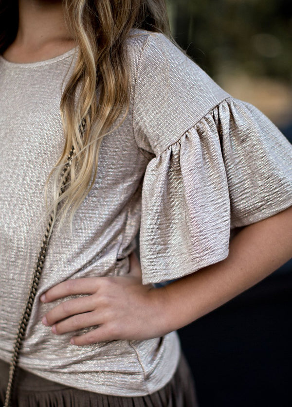 Peyton Top in Rose Gold