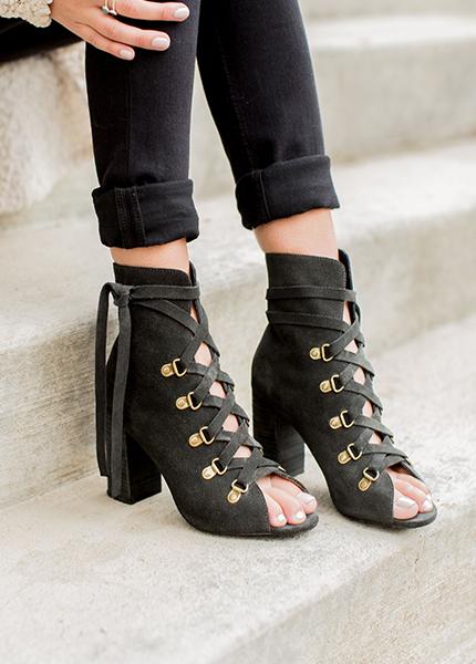 Raven Booties in Black
