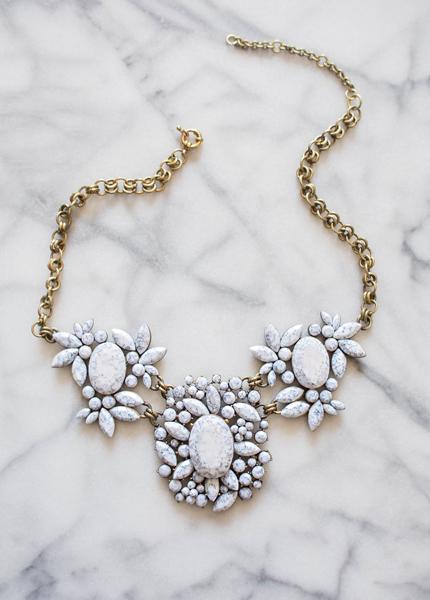 Piece de Resistance Necklace in Marble