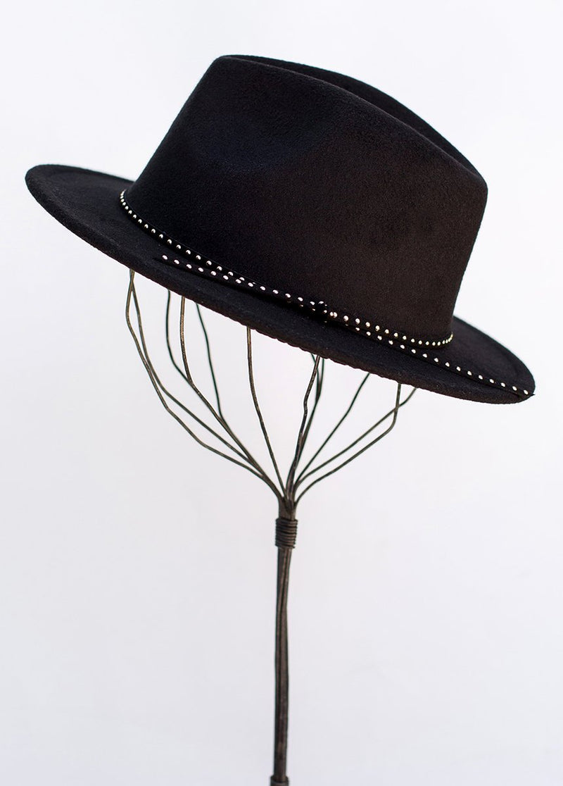 Romina Fedora in Black