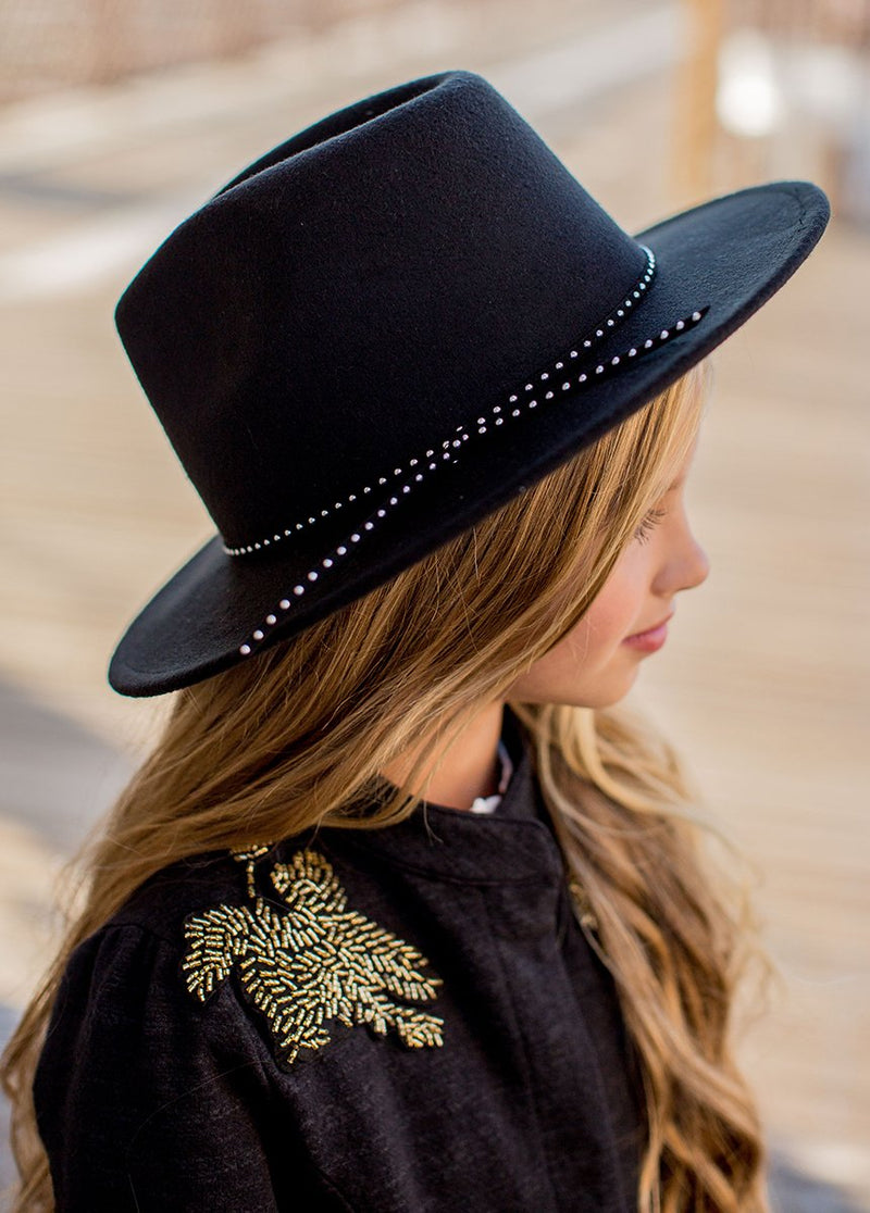 Romina Fedora in Black