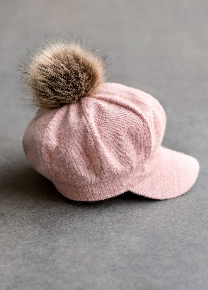 Rosalyn Knit Newsboy Cap