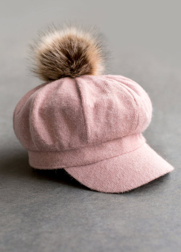 Rosalyn Knit Newsboy Cap
