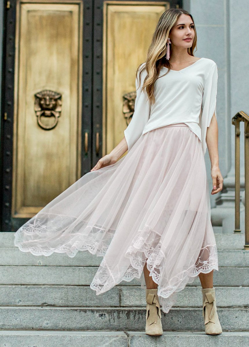 *NEW* Rosaria Skirt in Blush