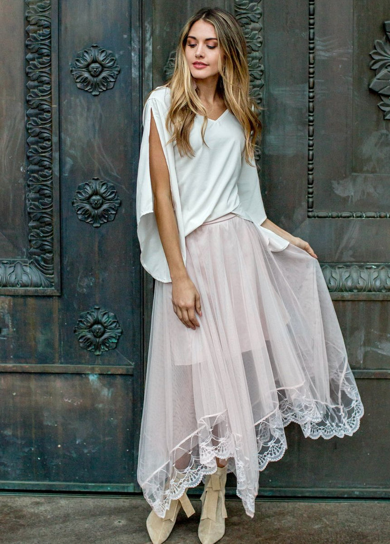 *NEW* Rosaria Skirt in Blush