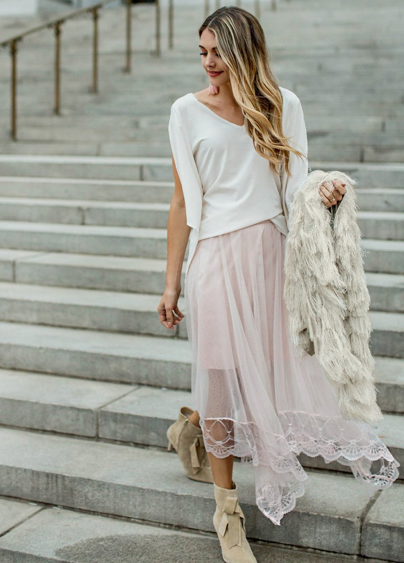 *NEW* Rosaria Skirt in Blush