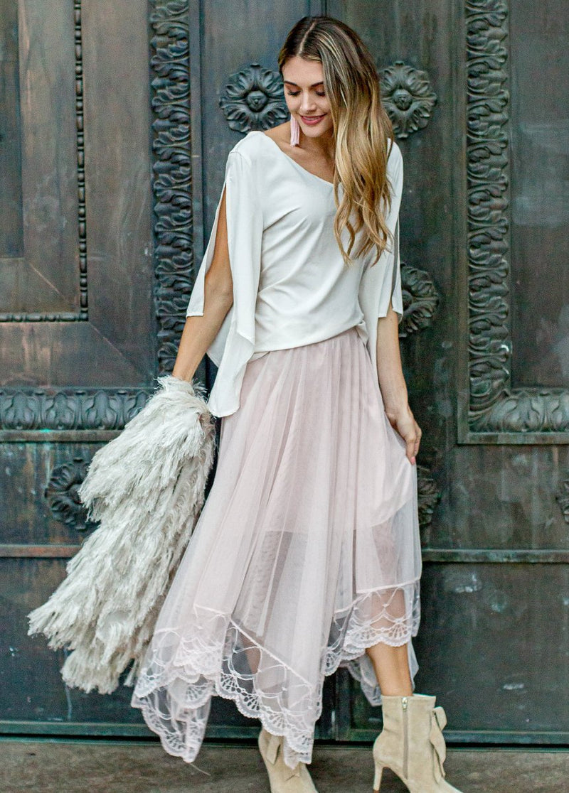 *NEW* Rosaria Skirt in Blush