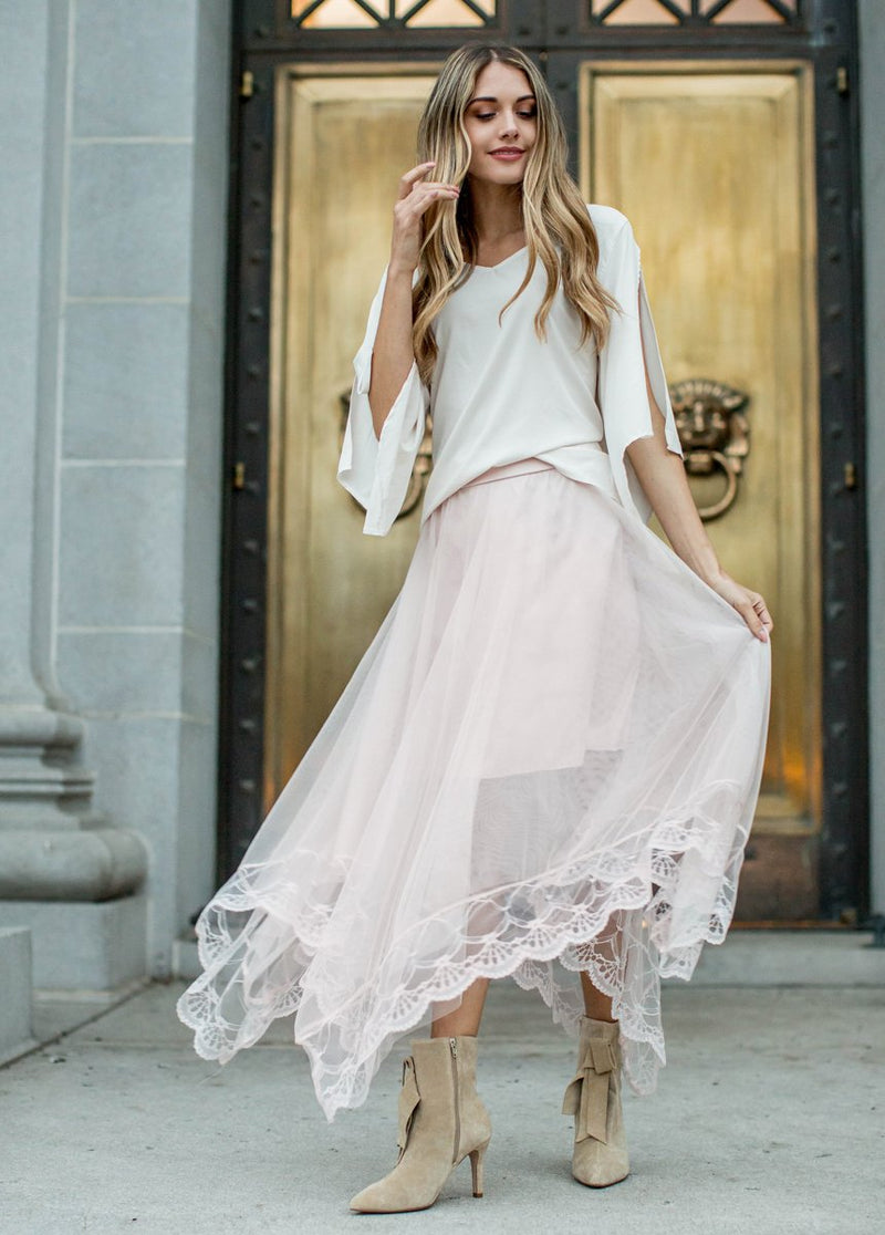 *NEW* Rosaria Skirt in Blush
