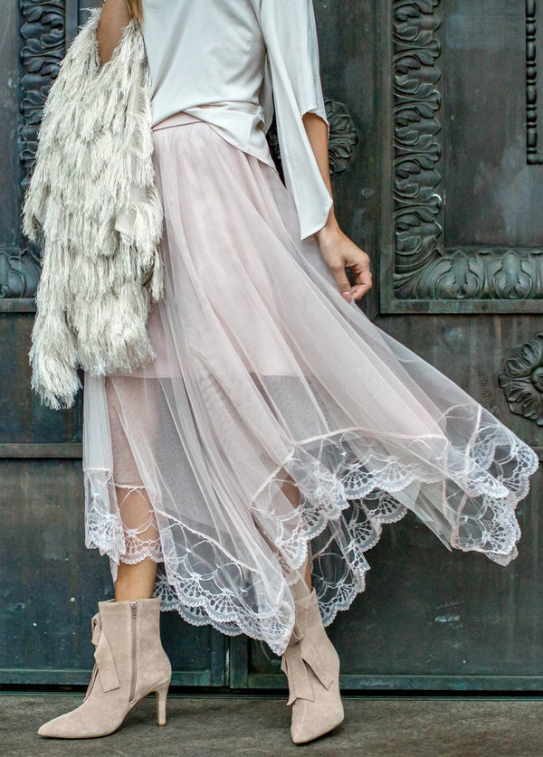 *NEW* Rosaria Skirt in Blush
