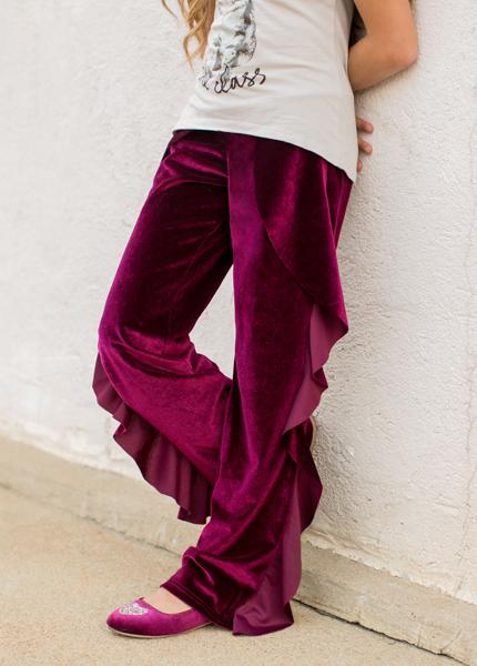 Petal Pants in Berry