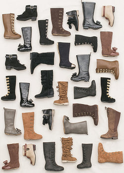 Sample Box -- Girl's Boots -- 3 Pairs