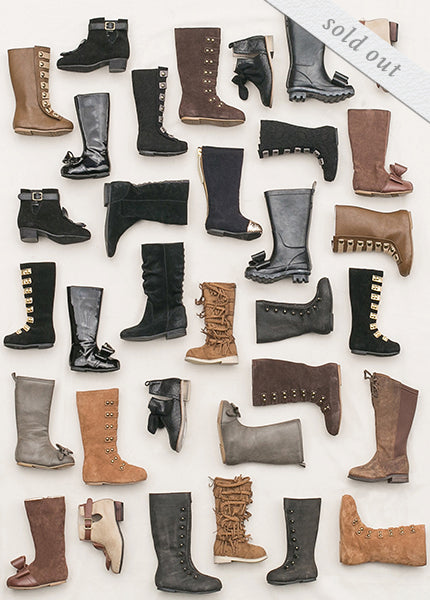 Sample Box -- Girl's Boots -- 3 Pairs