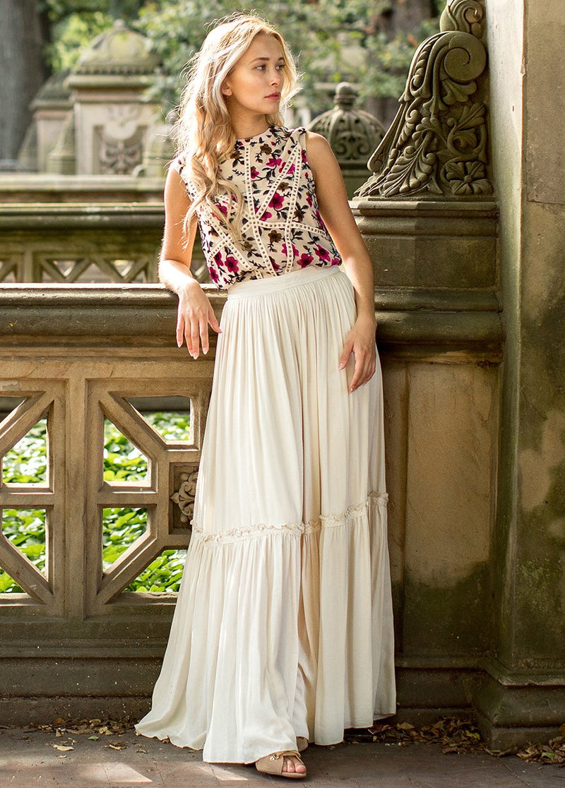 *NEW* Savannah Skirt in Ecru