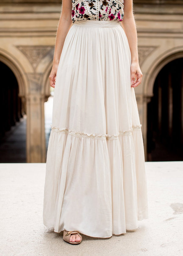 *NEW* Savannah Skirt in Ecru